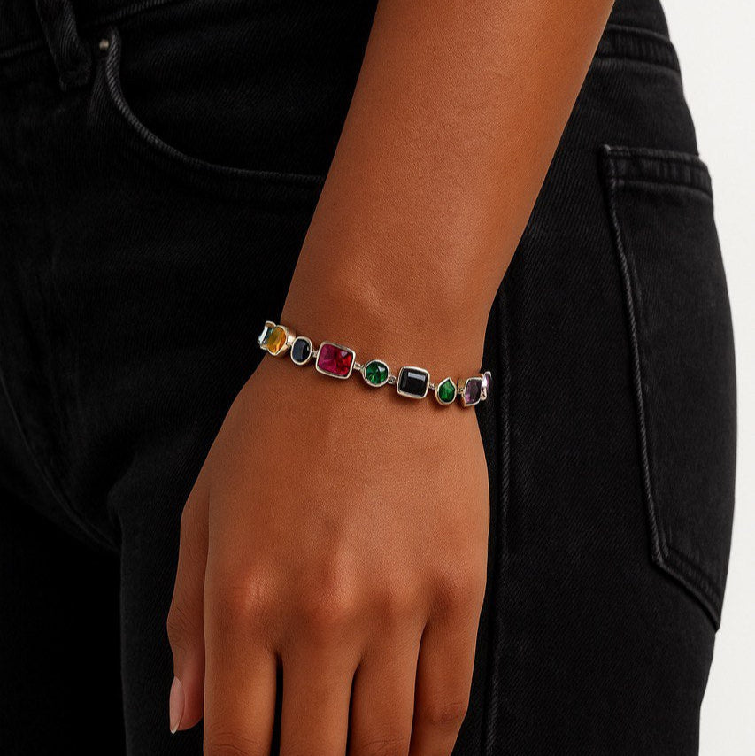 Bracelet classique multi formes (Argent)