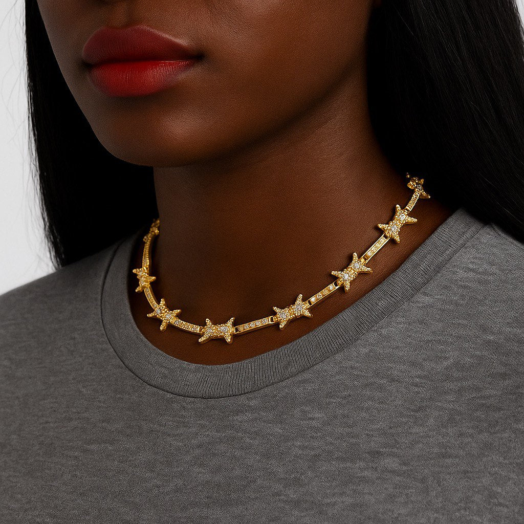 Collier X (Or)