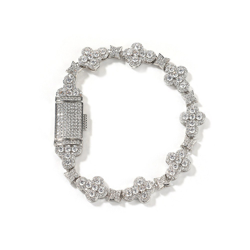 Bracelet Thorny Cross (Argent)