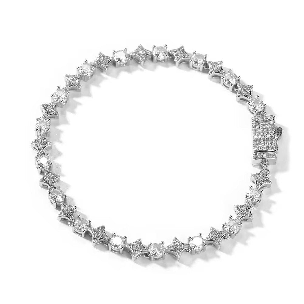 Bracelet Tennis Star (Argent)