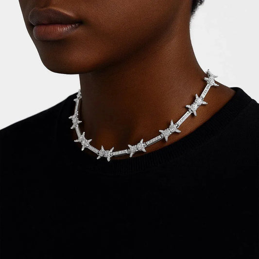Collier X (Argent)