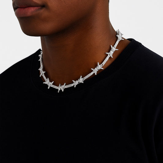 Collier X (Argent)