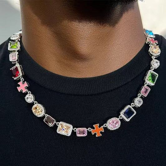 Collier CrossWay XL (Argent)