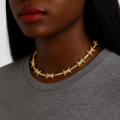 Collier X (Or)