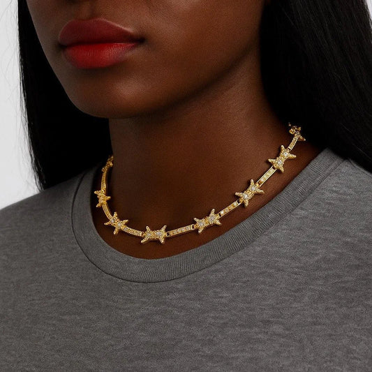 Collier X (Or)