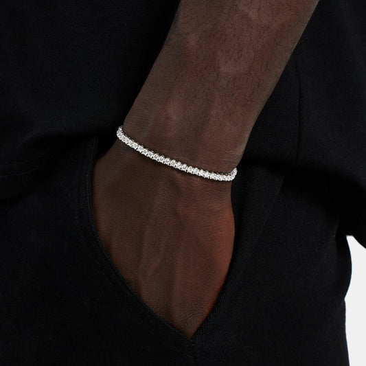 Bracelet Tennis (Argent S925) 3mm