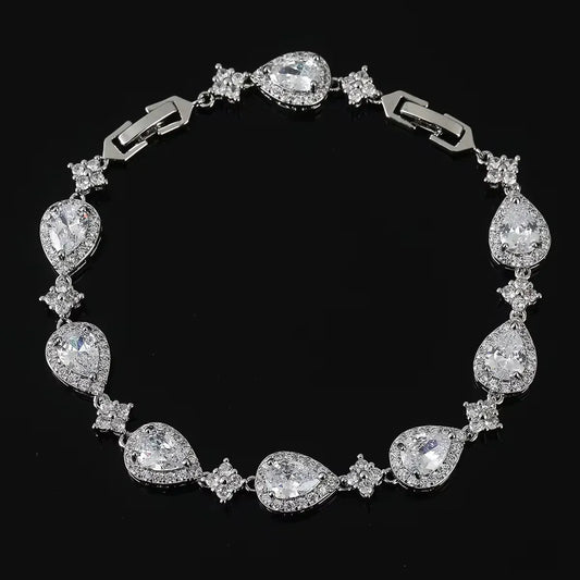 Bracelet en Goutte d'étoile argentée