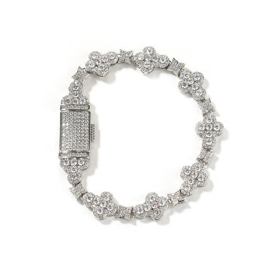 Bracelet Thorny Cross (Argent)